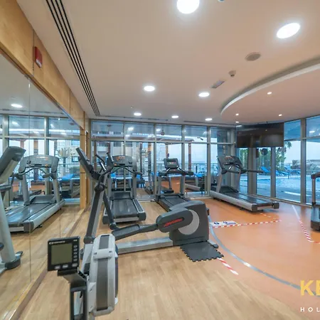 Captivating Sky & Sea Views In Two Bedroom Suite Dubai Esterno foto