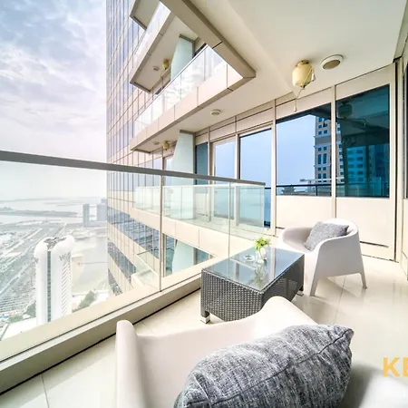 Captivating Sky & Sea Views In Two Bedroom Suite Dubai Esterno foto